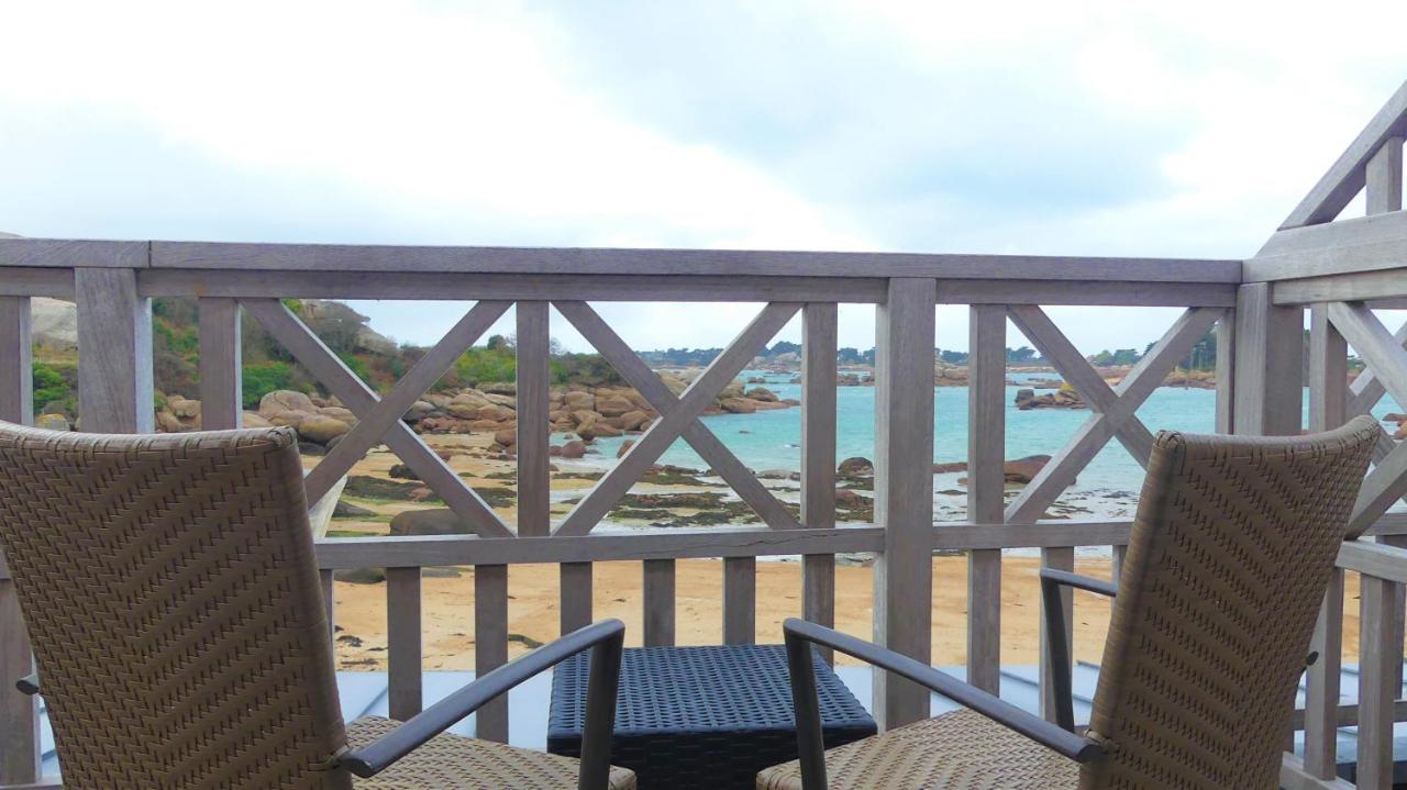 Logis Hotel Saint Guirec Et De La Plage Perros-Guirec Εξωτερικό φωτογραφία