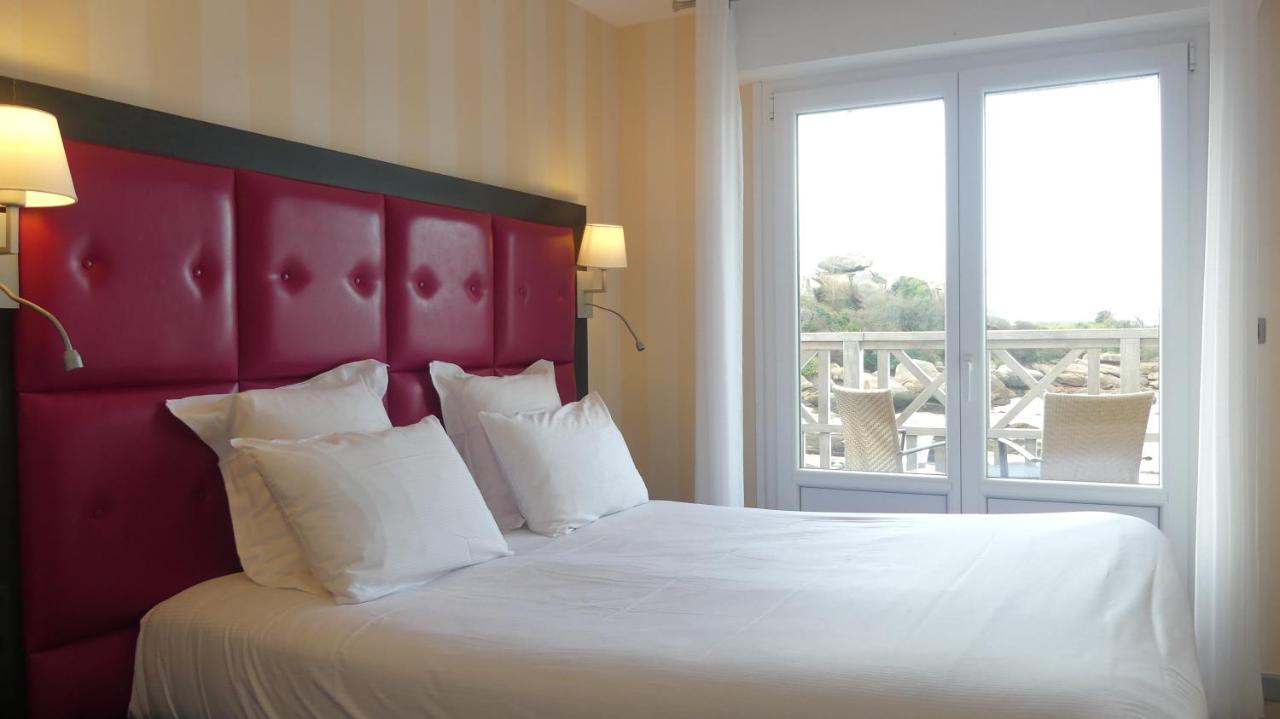 Logis Hotel Saint Guirec Et De La Plage Perros-Guirec Εξωτερικό φωτογραφία