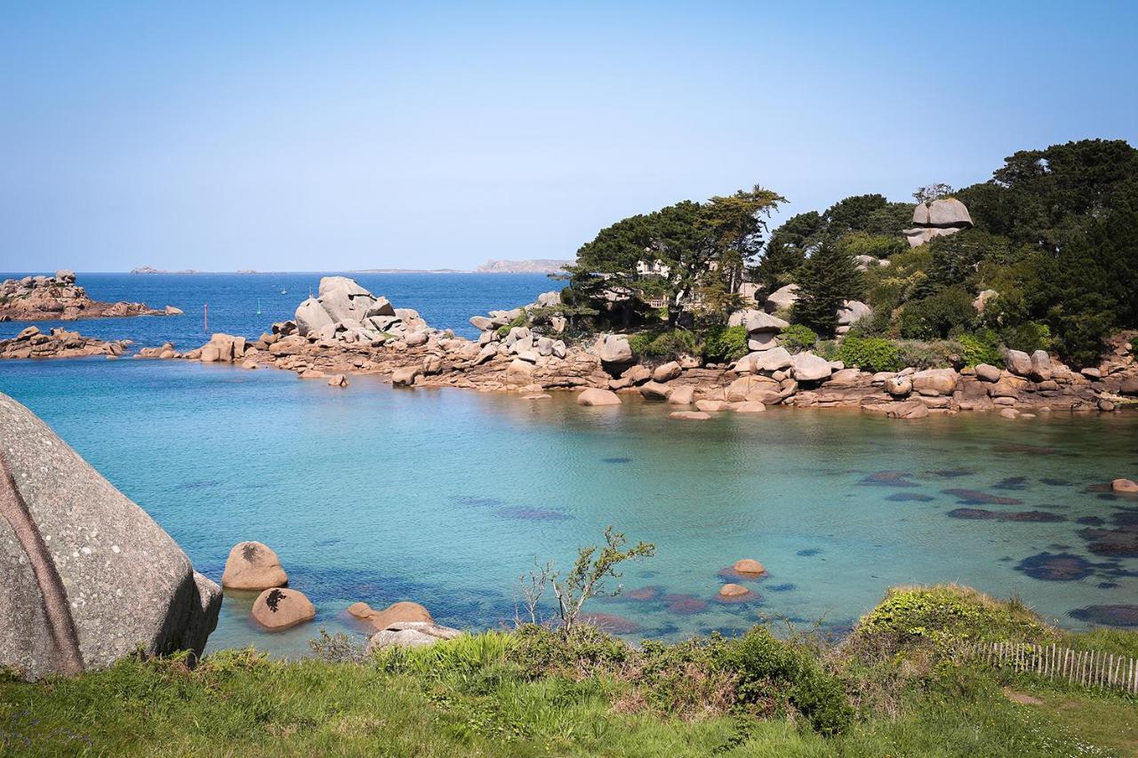 Logis Hotel Saint Guirec Et De La Plage Perros-Guirec Εξωτερικό φωτογραφία