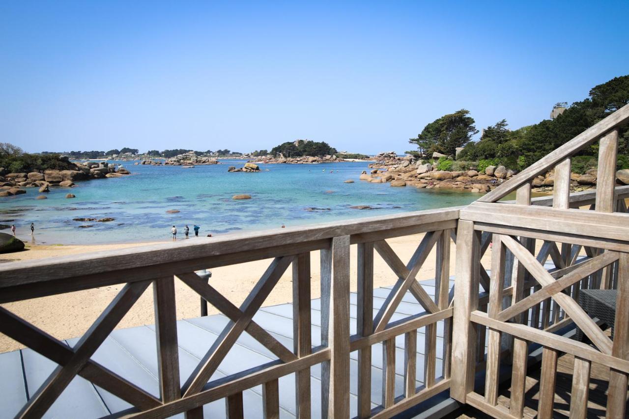 Logis Hotel Saint Guirec Et De La Plage Perros-Guirec Εξωτερικό φωτογραφία