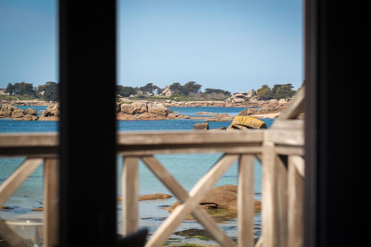 Logis Hotel Saint Guirec Et De La Plage Perros-Guirec Εξωτερικό φωτογραφία