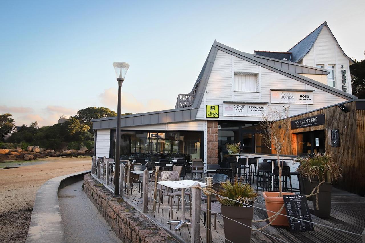 Logis Hotel Saint Guirec Et De La Plage Perros-Guirec Εξωτερικό φωτογραφία