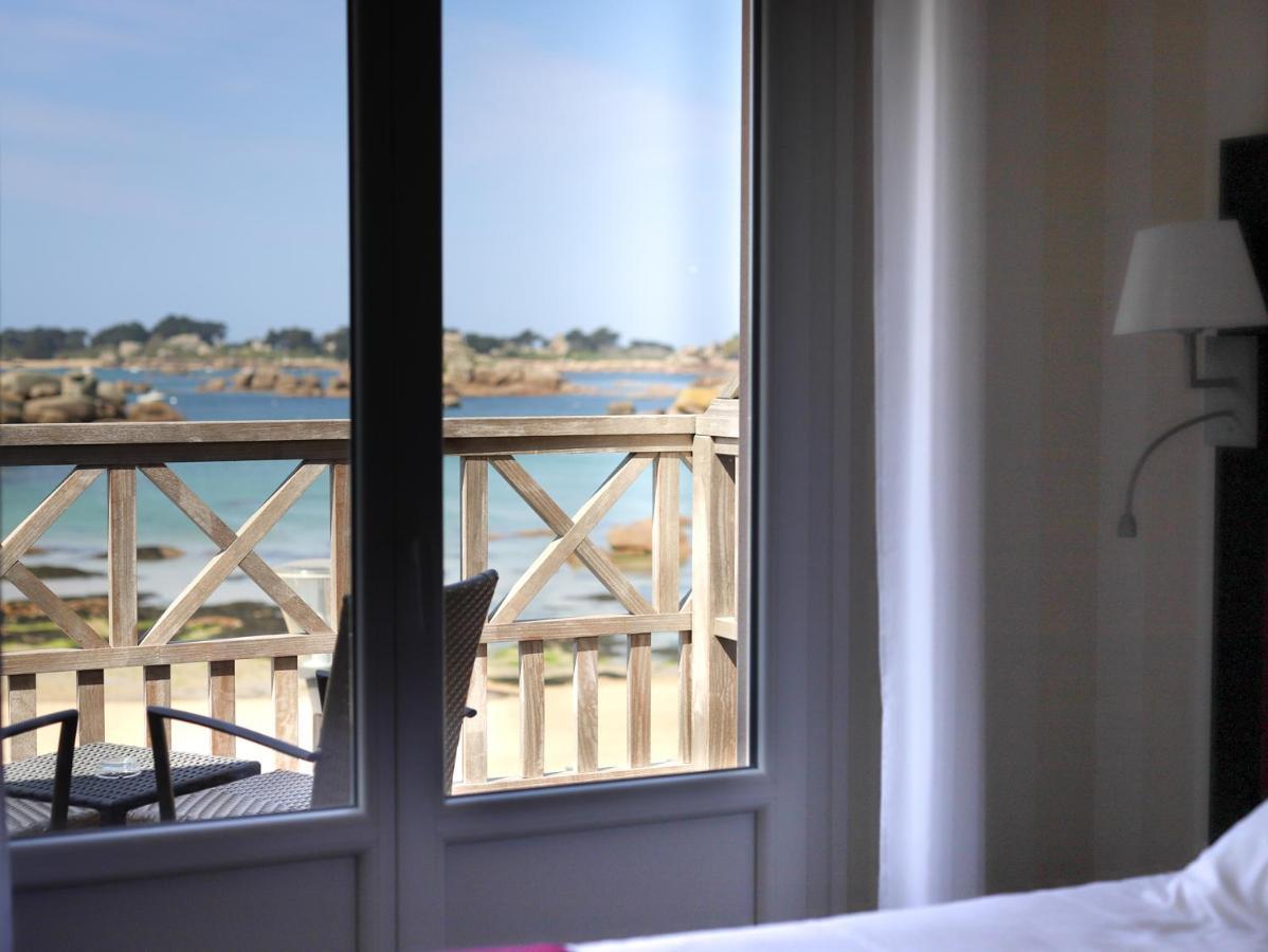 Logis Hotel Saint Guirec Et De La Plage Perros-Guirec Εξωτερικό φωτογραφία