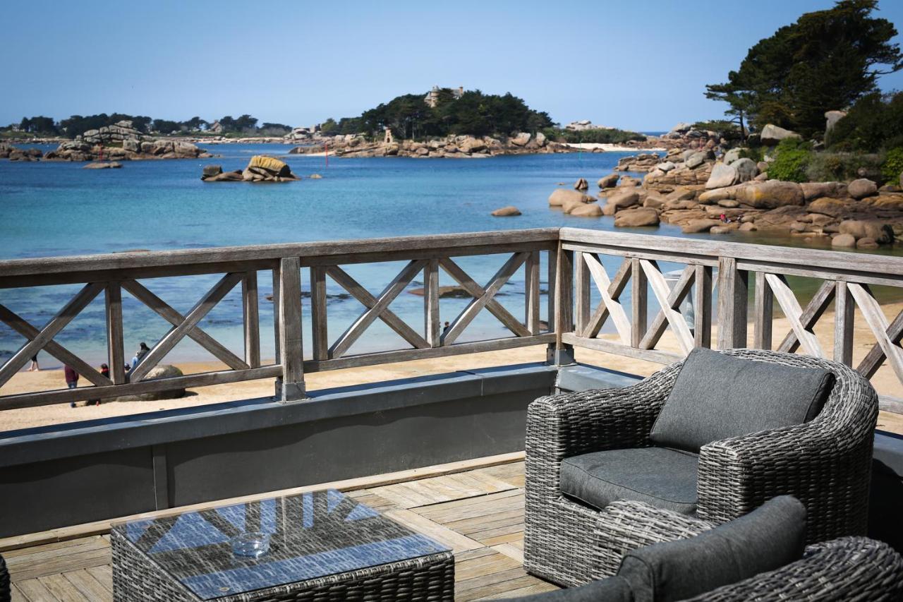Logis Hotel Saint Guirec Et De La Plage Perros-Guirec Εξωτερικό φωτογραφία