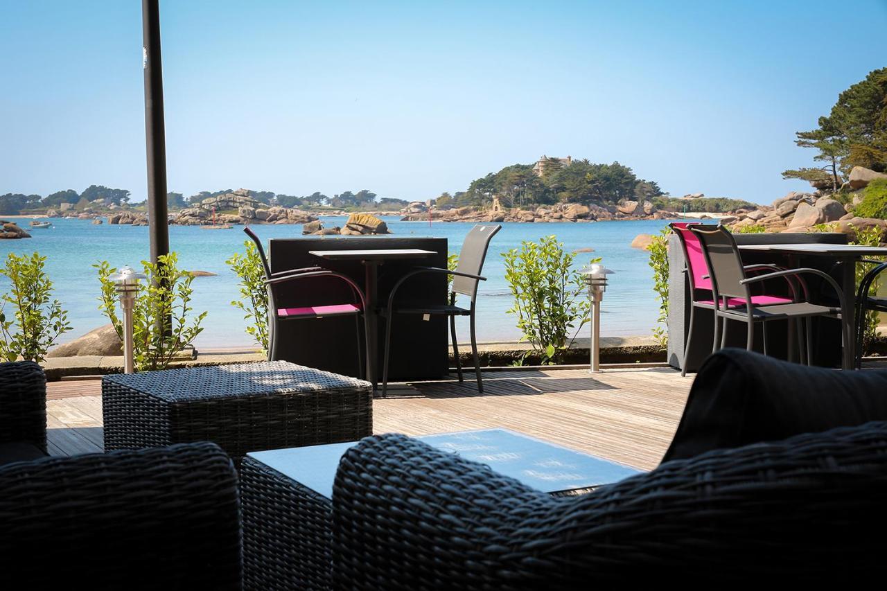 Logis Hotel Saint Guirec Et De La Plage Perros-Guirec Εξωτερικό φωτογραφία
