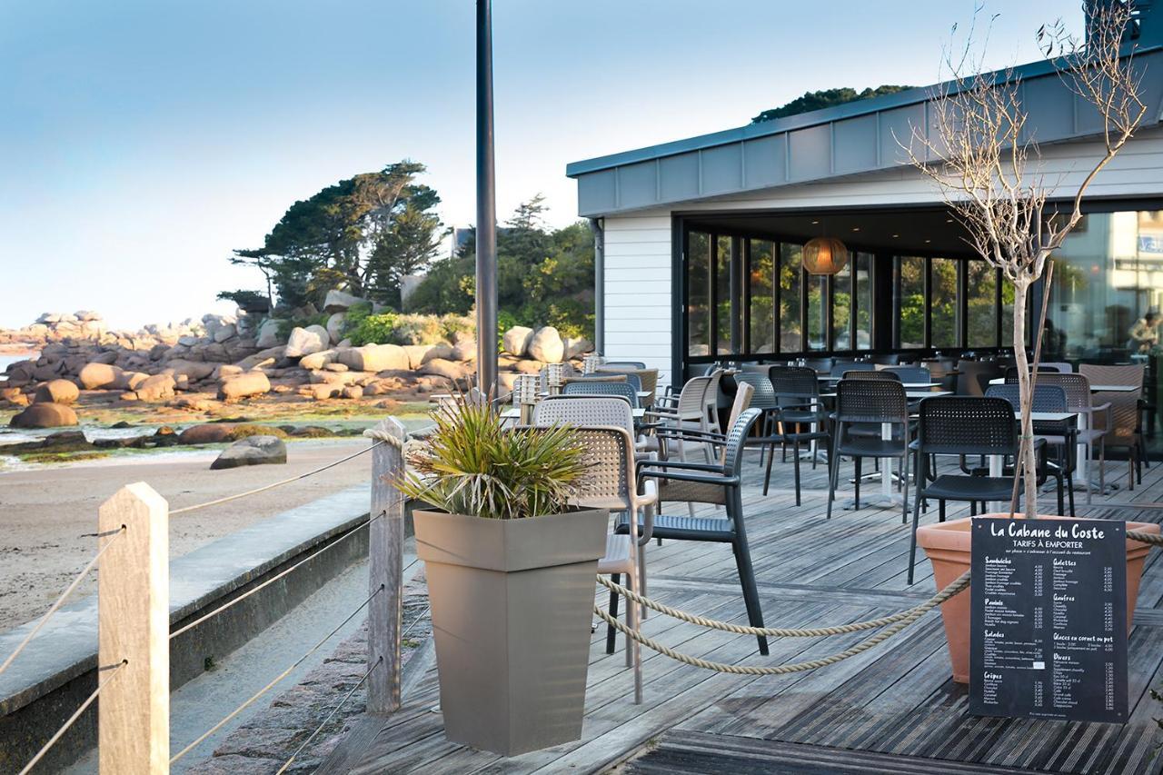 Logis Hotel Saint Guirec Et De La Plage Perros-Guirec Εξωτερικό φωτογραφία
