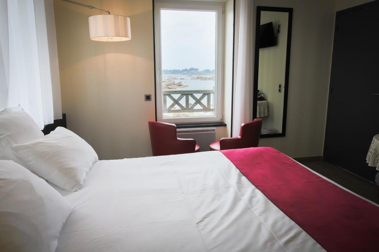 Logis Hotel Saint Guirec Et De La Plage Perros-Guirec Εξωτερικό φωτογραφία