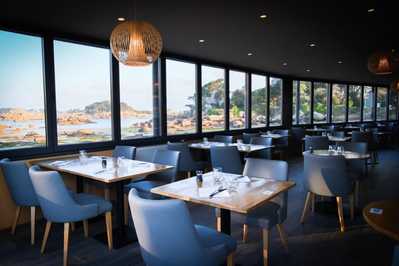 Logis Hotel Saint Guirec Et De La Plage Perros-Guirec Εξωτερικό φωτογραφία