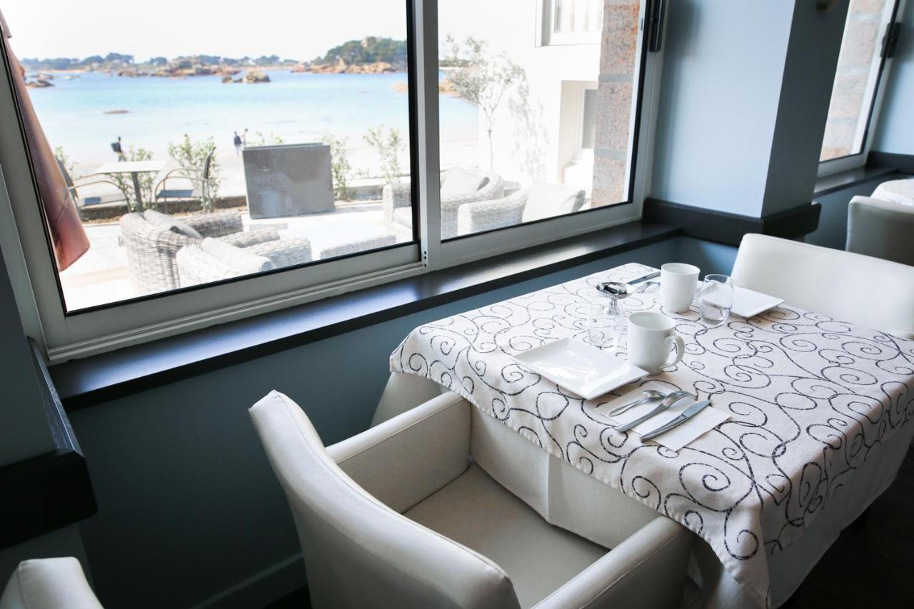 Logis Hotel Saint Guirec Et De La Plage Perros-Guirec Εξωτερικό φωτογραφία