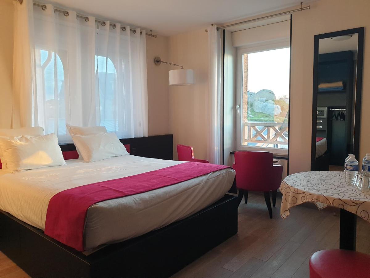 Logis Hotel Saint Guirec Et De La Plage Perros-Guirec Εξωτερικό φωτογραφία