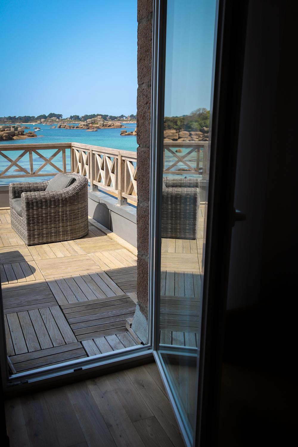 Logis Hotel Saint Guirec Et De La Plage Perros-Guirec Εξωτερικό φωτογραφία